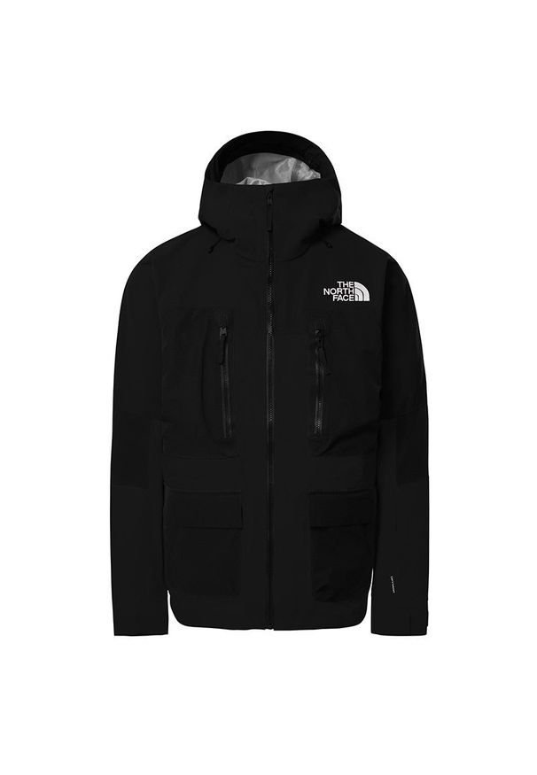 Kurtka The North Face Dragline 0A5ABZJK31 - czarna. Kolor: czarny. Materiał: materiał, nylon. Styl: klasyczny, sportowy. Sport: snowboard, narciarstwo
