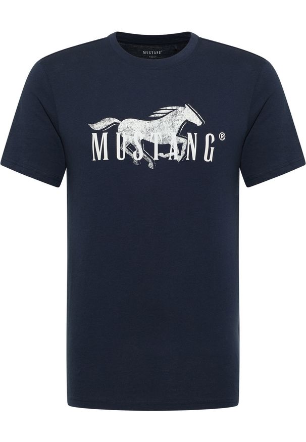 Męski T-Shirt Mustang Style Austin Dark Sapphire 1016279 4136