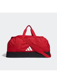 Adidas - Tiro League Duffel Bag Large. Kolor: biały, czerwony, wielokolorowy, czarny. Materiał: materiał