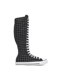 Converse Trampki Chuck Taylor All Star XXHi Plaid A13019C Czarny. Kolor: czarny. Materiał: materiał