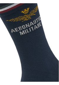 Aeronautica Militare Skarpety Wysokie Męskie 252CZ0012UL00499 Granatowy. Kolor: niebieski. Materiał: materiał, bawełna #3