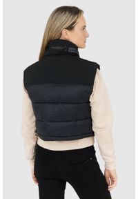 Invicta - INVICTA Czarny puchowy krótki bezrękawnik damski, Rozmiar S. Kolor: czarny. Materiał: puch, poliamid. Długość rękawa: bez rękawów. Długość: krótkie #4