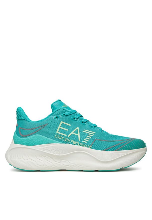 Sneakersy EA7 Emporio Armani. Kolor: zielony