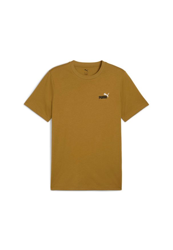 Koszulka z małym logo Puma N° 1 Essentials. Kolor: brązowy. Sport: fitness