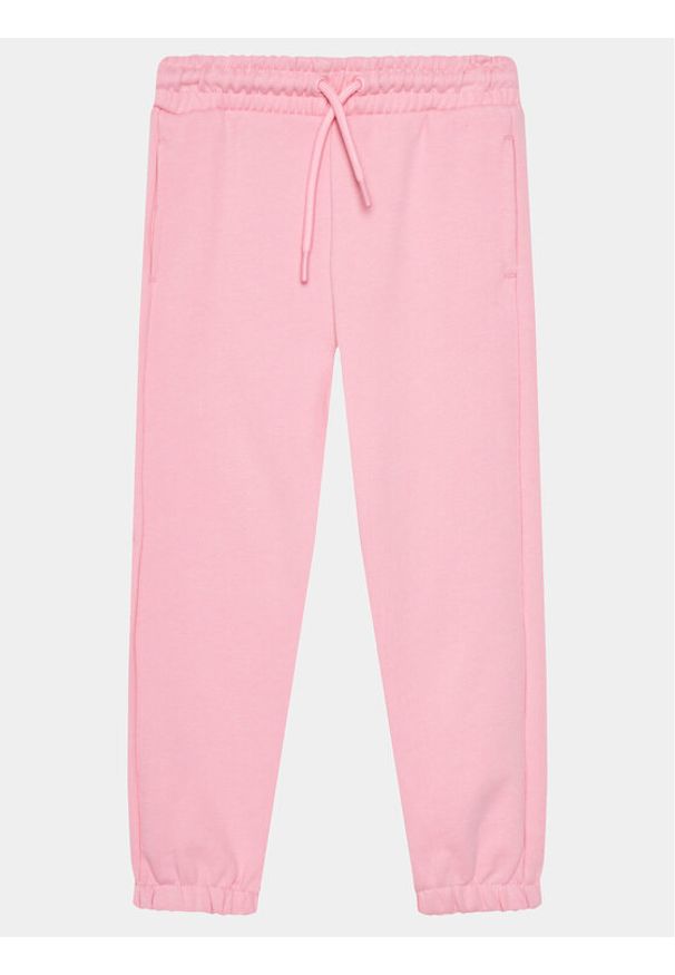OVS Spodnie dresowe 1965730 Różowy Regular Fit. Kolor: różowy. Materiał: bawełna
