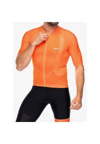 Koszulka kolarska męska POC Pristine Jersey. Kolor: pomarańczowy. Materiał: jersey. Sport: kolarstwo