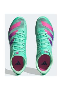 Adidas - Buty adidas kolce Distancestar M GV9078 zielone. Kolor: zielony. Materiał: materiał, syntetyk. Szerokość cholewki: normalna. Sport: fitness #3