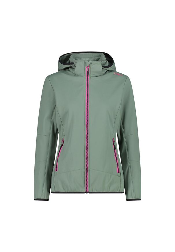 Kurtka damska turystyczna CMP 32A0456. Kolor: zielony. Sport: turystyka piesza