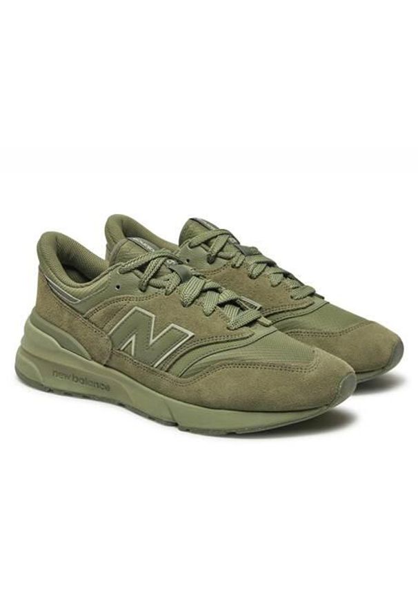 Buty do chodzenia unisex New Balance Nb 997. Kolor: zielony. Materiał: skóra. Szerokość cholewki: normalna. Sport: turystyka piesza