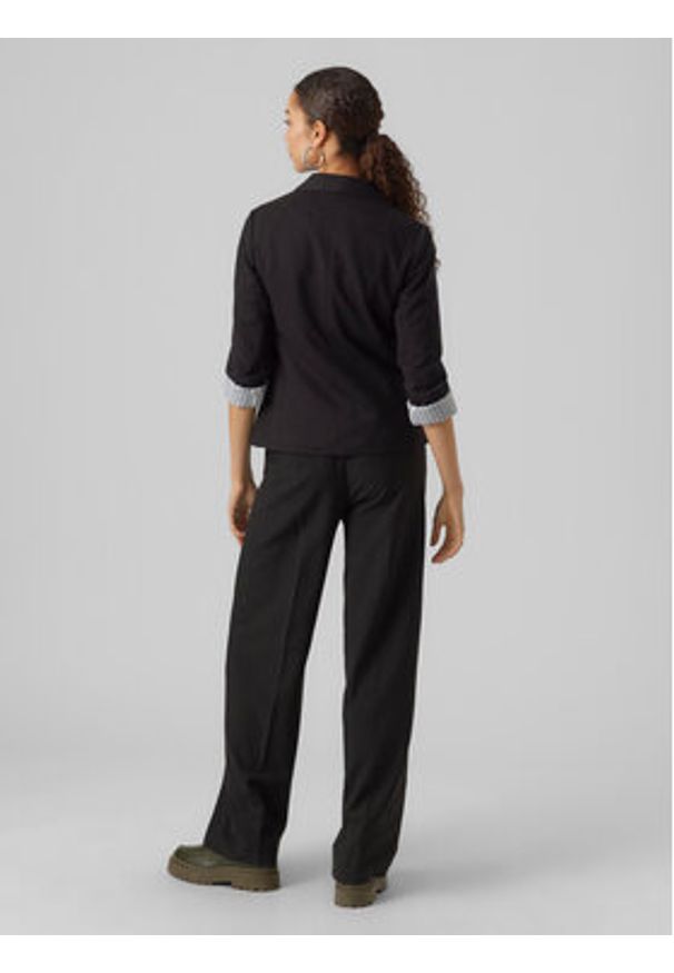 Vero Moda Marynarka Harukimo 10291043 Czarny Regular Fit. Kolor: czarny. Materiał: bawełna, syntetyk