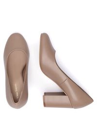 Clara Barson Czółenka WYL3812-1 Beżowy. Kolor: beżowy. Materiał: skóra #4