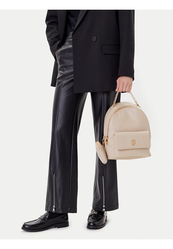 Liu Jo Plecak AF5324 E0077 Beżowy. Kolor: beżowy. Materiał: skóra