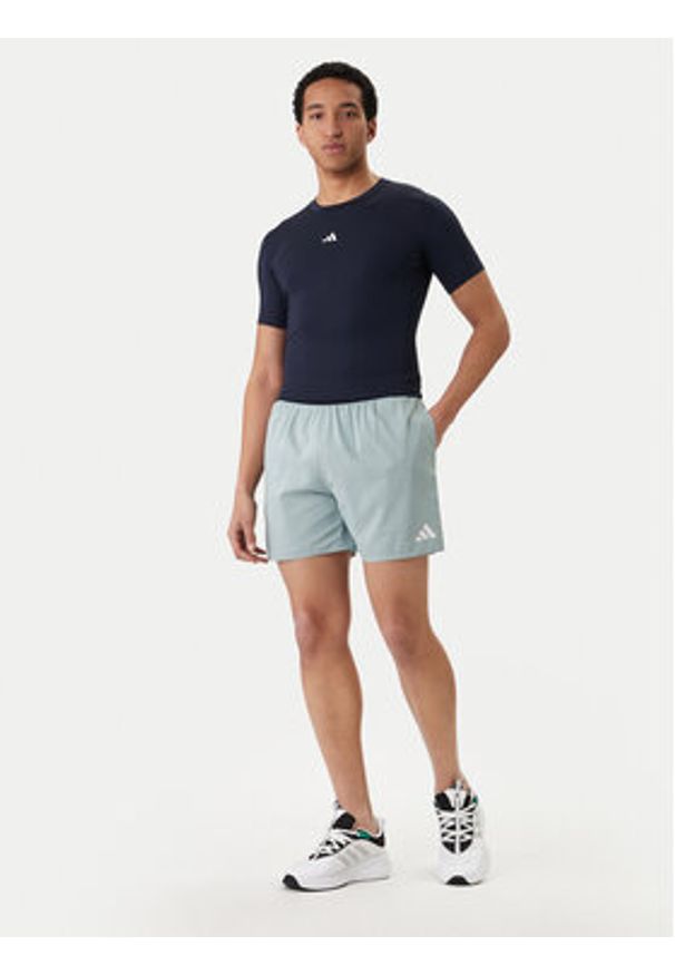 Adidas - adidas Szorty kąpielowe 5-Inch KA4924 Zielony Regular Fit. Kolor: zielony. Materiał: syntetyk