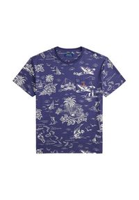Polo Ralph Lauren T-Shirt 710B16619001 Granatowy Slim Fit. Typ kołnierza: polo. Kolor: niebieski. Materiał: bawełna #3