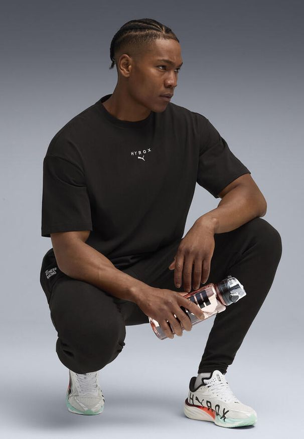 Puma - Męska koszulka PUMA x HYROX Lifestyle PUMA Black. Kolor: czarny. Sport: fitness
