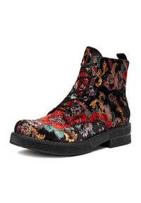 Rieker Trzewiki 72010-90 Kolorowy. Materiał: materiał. Wzór: kolorowy #7