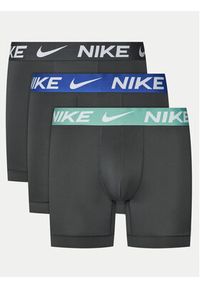 Nike Komplet 3 par bokserek Brief 0000KE1157 Szary. Kolor: szary. Materiał: syntetyk