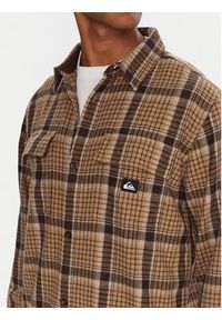 Quiksilver Koszula Yankee EQYWT04648 Brązowy Comfort Fit. Kolor: brązowy. Materiał: syntetyk #4