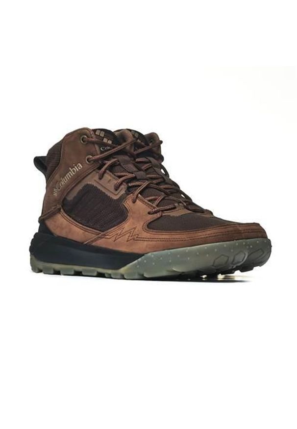 columbia - Buty trekkingowe męskie Columbia Portlander. Zapięcie: sznurówki. Kolor: wielokolorowy. Materiał: guma, skóra, tkanina, materiał, syntetyk. Szerokość cholewki: normalna