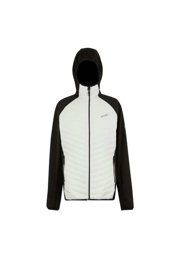 Regatta - Męska Kurtka Hybrydowa Andreson. Kolor: beżowy. Materiał: puch. Sport: turystyka piesza