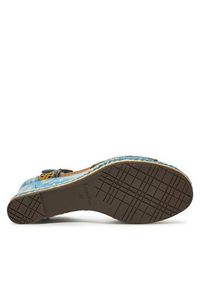 Laura Vita Espadryle Facyo 86 Kolorowy. Materiał: skóra. Wzór: kolorowy