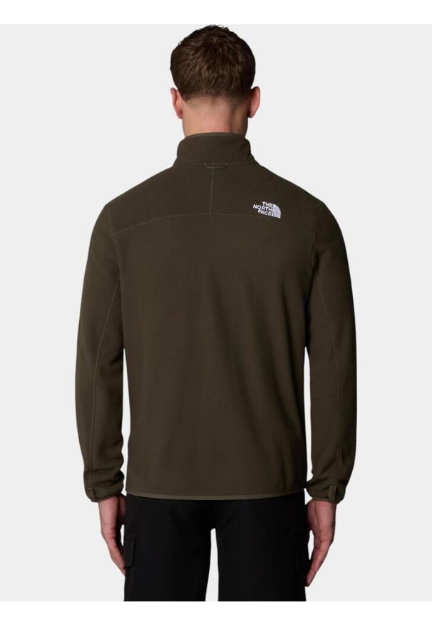 Sweter męski The North Face M 100 Glacier. Kolor: zielony. Materiał: polar