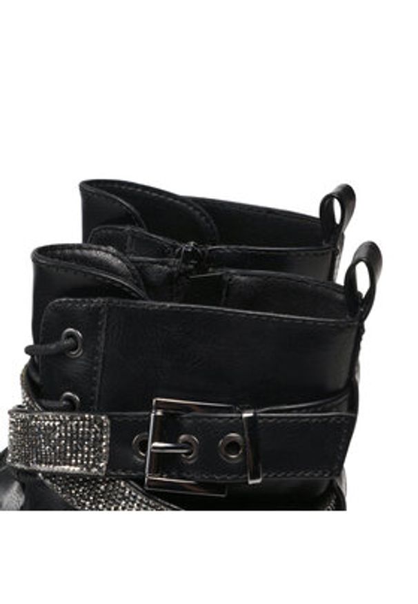 DeeZee Trapery WS5577-09 Czarny. Kolor: czarny. Materiał: skóra