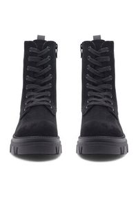 DeeZee Botki WS5598-23 Czarny. Kolor: czarny. Materiał: materiał