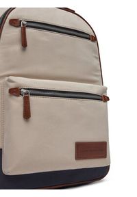 TOMMY HILFIGER - Tommy Hilfiger Plecak Th Casual Backpack AM0AM13227 Beżowy. Kolor: beżowy. Materiał: materiał. Styl: casual #5
