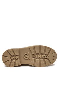 Pinko - PINKO Trapery Mia 11 SD0141 P001 Écru. Materiał: skóra