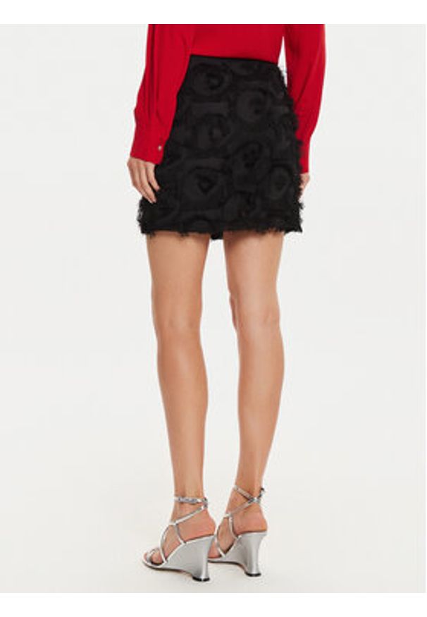 Marella Spódnica mini Damien2 2423106092 Czarny Regular Fit. Kolor: czarny. Materiał: syntetyk