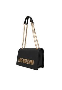 Love Moschino - LOVE MOSCHINO Torebka JC4192PP1NKD0000 Czarny. Kolor: czarny. Materiał: skórzane #5