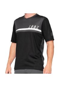 Koszulka rowerowa męska 100% Airmatic Jersey SS. Kolor: czarny. Materiał: jersey. Sport: kolarstwo