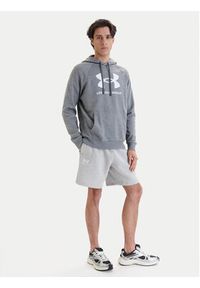 Under Armour Szorty sportowe UA Icon Fleece 1380377 Szary Regular Fit. Kolor: szary. Materiał: bawełna. Styl: sportowy #4