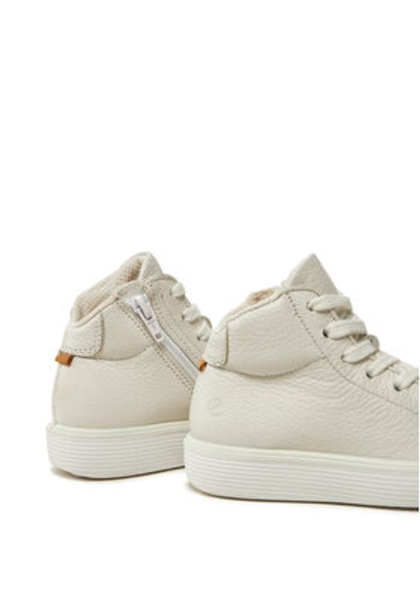ecco - ECCO Sneakersy Soft 60 K 71382201007 Biały. Kolor: biały. Materiał: skóra