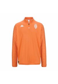 Kappa - Kurtka z dresu AS Monaco Ablas Pro 8 2024/25. Kolor: wielokolorowy, biały, pomarańczowy. Materiał: dresówka. Sport: piłka nożna #1