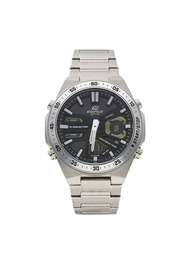 Casio Zegarek EFV-C110D-1A3VEF Srebrny. Kolor: srebrny