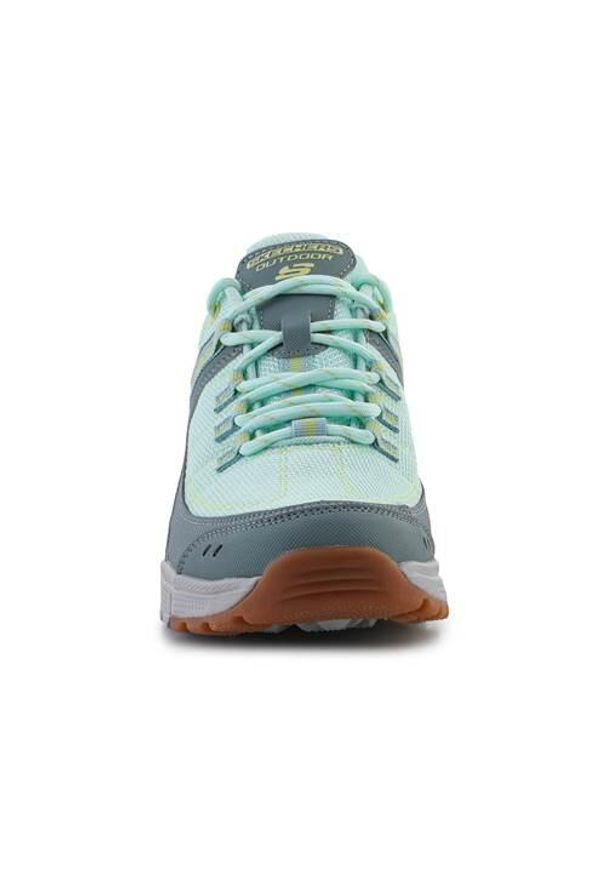 skechers - Buty trekkingowe damskie Skechers Stamina At Artists Bluff. Zapięcie: sznurówki. Kolor: niebieski. Materiał: materiał, syntetyk, tkanina. Szerokość cholewki: normalna