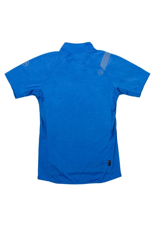 LA SPORTIVA - Koszulka trekkingowa męska La Sportiva Promo Mattstock. Kolor: niebieski. Materiał: poliester