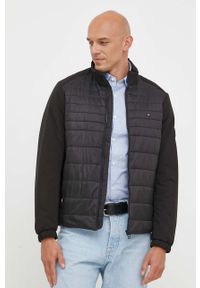 TOMMY HILFIGER - Tommy Hilfiger kurtka męska kolor czarny przejściowa. Kolor: czarny. Materiał: poliester #1