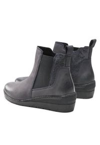 Go Soft Botki WI23-WARUNA-02 Granatowy. Kolor: niebieski. Materiał: skóra, nubuk #3