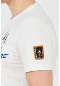 Aeronautica Militare - AERONAUTICA MILITARE Biały męski t-shirt Short Sleeve, Rozmiar M. Kolor: biały #7