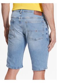 Tommy Jeans Szorty jeansowe Ronnie DM0DM16150 Niebieski Relaxed Fit. Kolor: niebieski. Materiał: bawełna