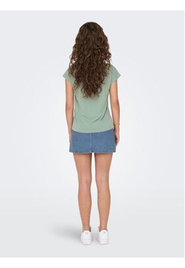 only - ONLY T-Shirt Free 15287041 Zielony Regular Fit. Kolor: zielony. Materiał: syntetyk