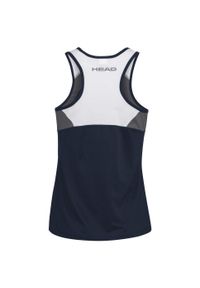 Head - Koszulka bez rękawów dla dziewczynek CLUB 22 Tank Top. Kolor: niebieski. Materiał: poliester. Długość rękawa: bez rękawów. Sport: tenis #2