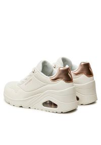 skechers - Skechers Sneakersy Uno Wedge - Hi Steps 177520/WHT Biały. Kolor: biały. Materiał: skóra #5