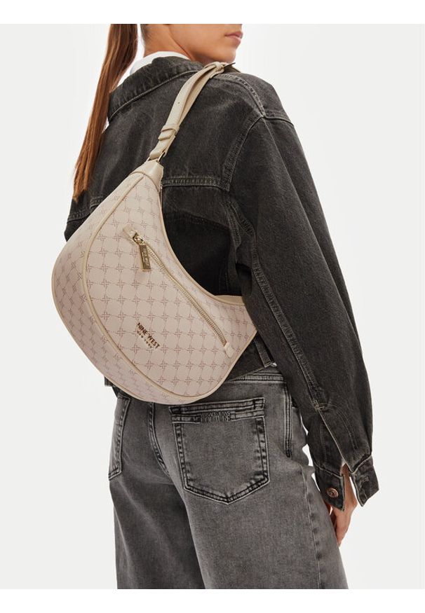 Nine West Torebka JH6391-NW Beżowy. Kolor: beżowy