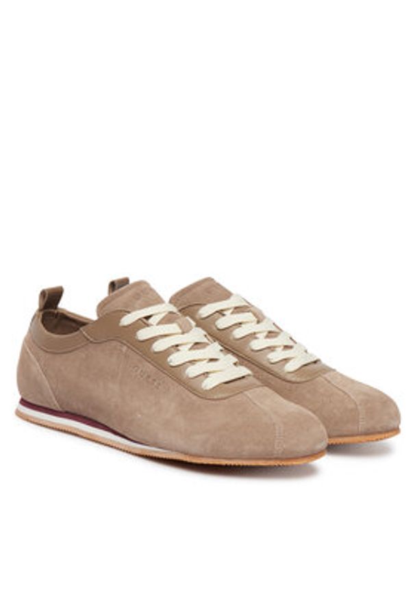 Guess Sneakersy FMJORI SUE12 Brązowy. Kolor: brązowy. Materiał: zamsz, skóra