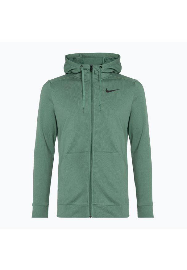 Bluza męska Nike Dri-Fit Hooded Fitness Full Zip Fleece. Kolor: zielony. Technologia: Dri-Fit (Nike). Sport: fitness