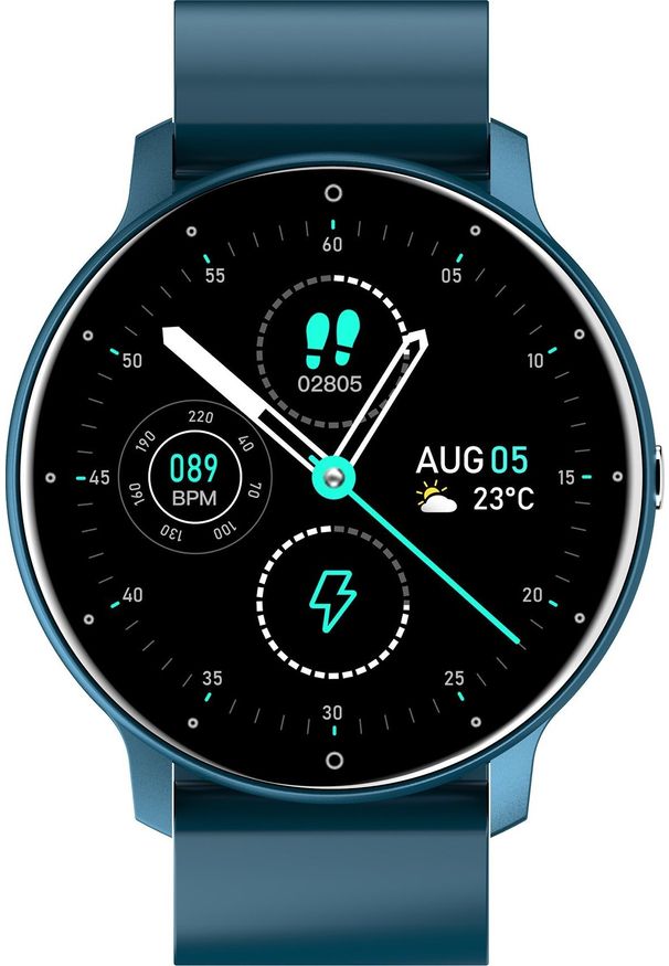 Smartwatch Gravity Asperia GT1-5 Granatowy. Rodzaj zegarka: smartwatch. Kolor: niebieski